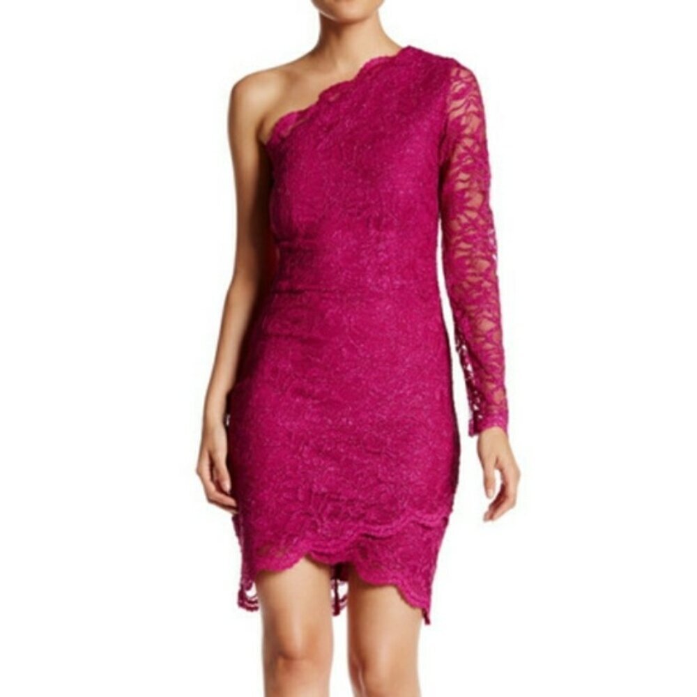 NWT City Triangles pink lace dress Junior Size 7 (E31)